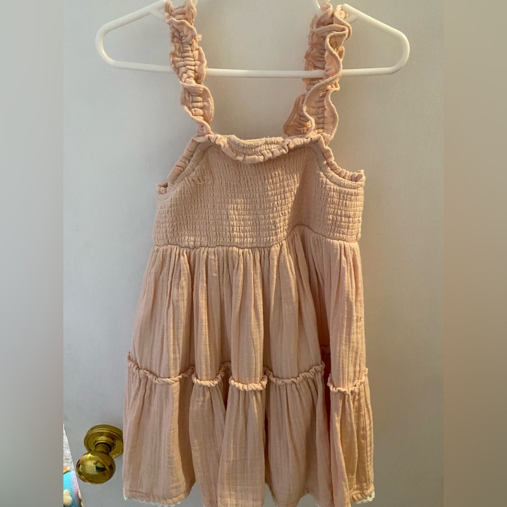 Cynthia Rowley Pink Ruffled Kids Dress